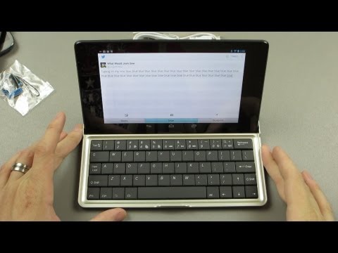 Google Nexus 7 FHD 2013 के लिए मिनीसूट ब्लूटूथ कीबोर्ड स्टैंड केस