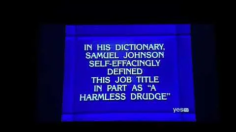 Final Jeopardy, “In The Dictionary” - Million Dollar Masters Tournament Day 6 (5/8/02)