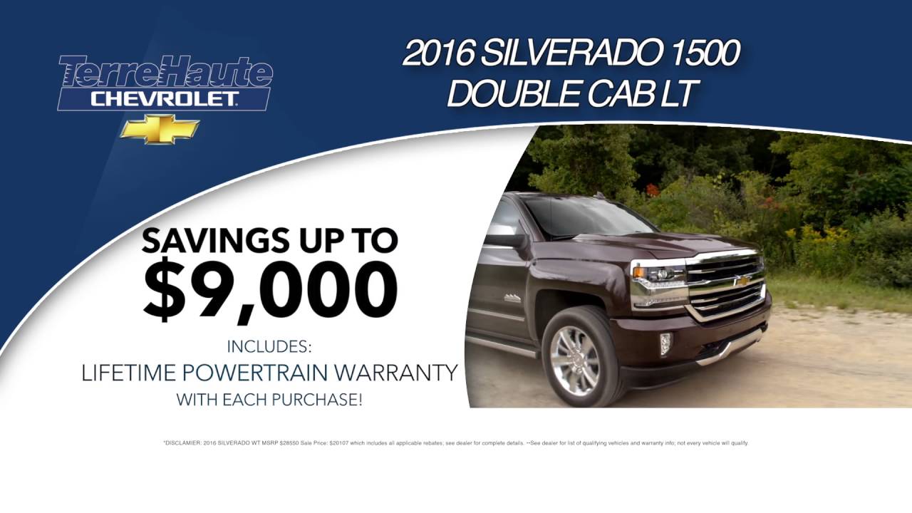 Terre Haute Chevrolet April 2016 Commercial YouTube