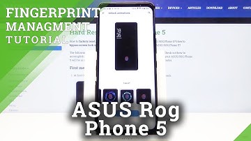 How to Check Fingerprint Unlock Animation on ASUS ROG Phone 5