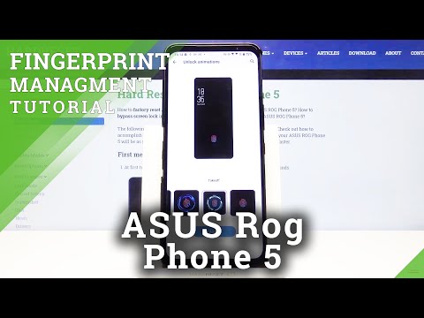 How to Check Fingerprint Unlock Animation on ASUS ROG Phone 5