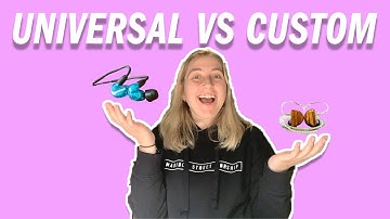 UNIVERSAL VS CUSTOM IN EAR MONITORS // VLOG 3