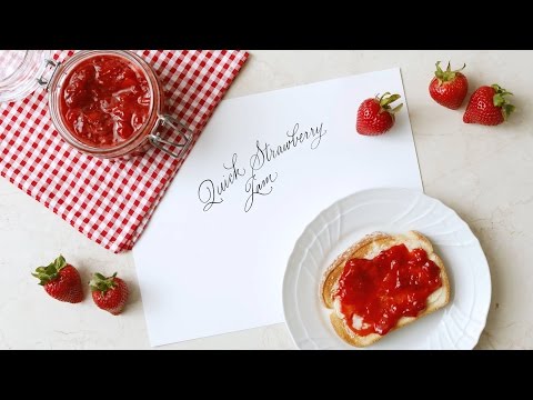 Quick & Easy Strawberry Jam- Martha Stewart