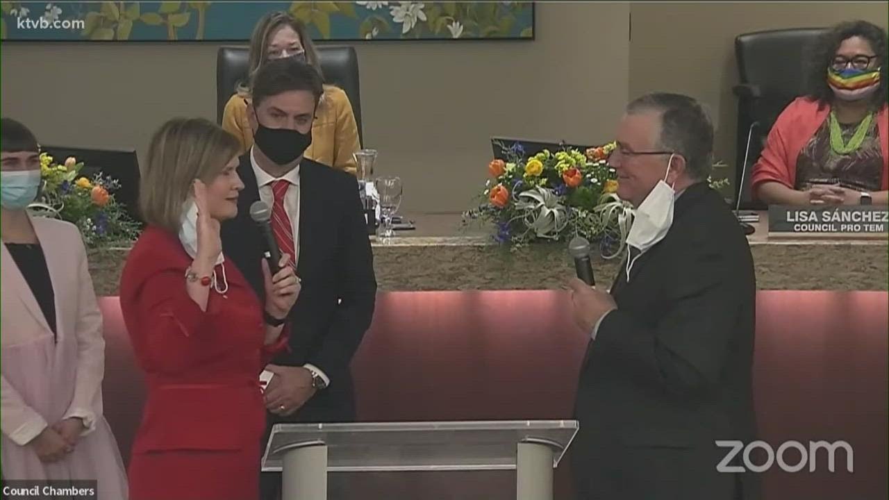 Boise City Council swears in elected members - YouTube