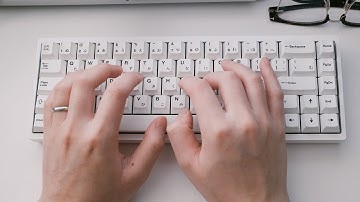 Akko Sponge Switches Typing Sound Test [Unlubed vs. Lubed]