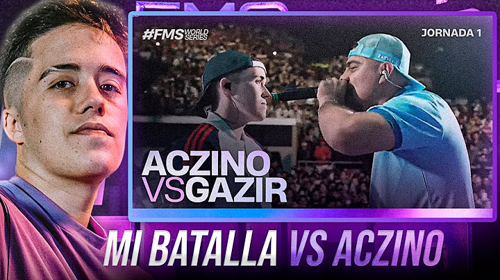 GAZIR reacciona a su BATALLA vs ACZINO en FMS WORLD SERIES 🌐