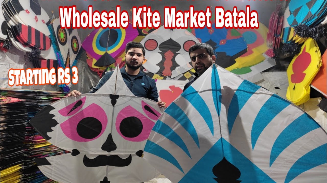 Kite Stash 2024😍 || Wholesale kite Market Batala || Pakistani Kites, Patang, 3Tawa ...
