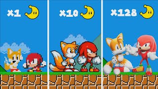 Mario Bros. but every Moon makes Tails vs Knuckles MORE Realistic 😱(Sonic 3 Movie)