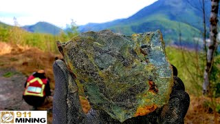 Gold Bearing Rocks & Sulfide Exposures Found Along A Logging Road!