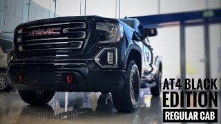 2021 GMC SIERRA AT4 Black Edition + Elevation (Regular Cab) GCC. Spec