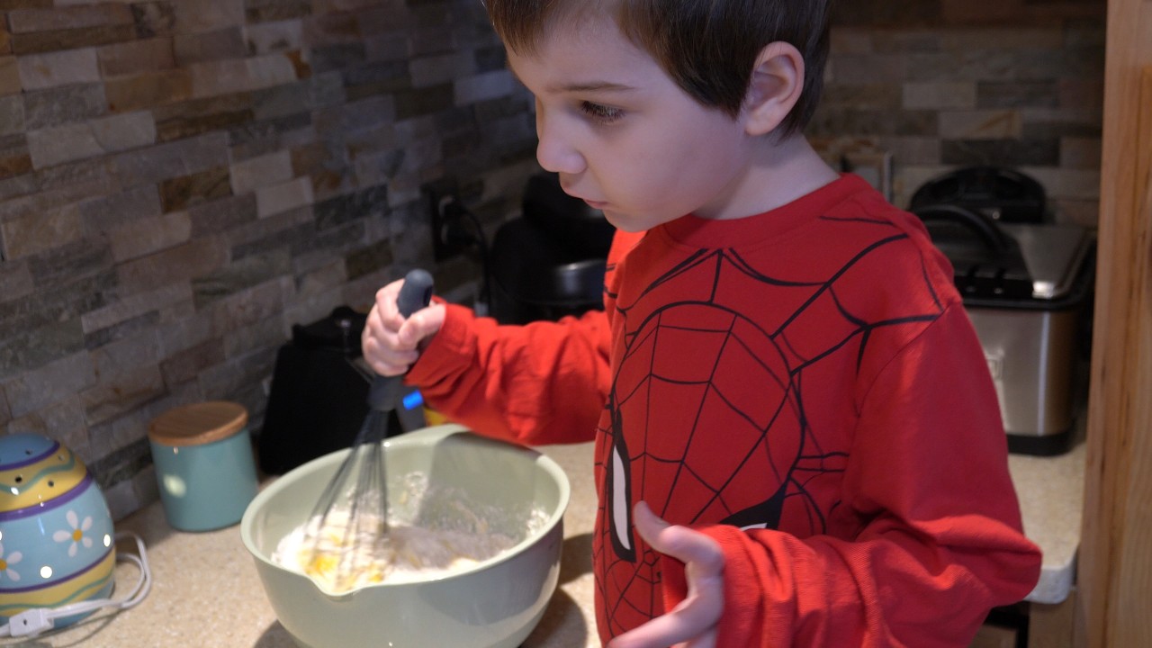 Child Prepares For Master Chef Jr. - YouTube