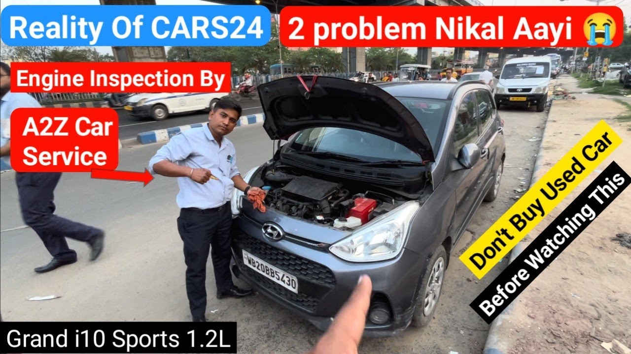 Honest Review Of Cars24 My Hyundai grand i10 Inspection By 