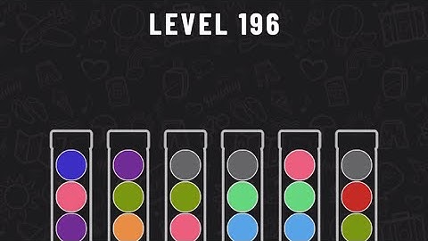 Ball Sort Puzzle Level 196 #ballsortpuzzle #ballsortpuzzlegameplay #puzzlegame #mobilegames