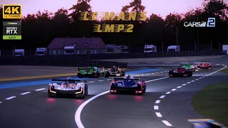 Project CARS 2 LMP2 24H Le Mans RTX 4090 4K max settings realistic graphics + reshade