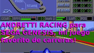 MARIO ANDRETTI Racing - SEGA Genesis/Megadrive - ¿El mejor juego de carreras?