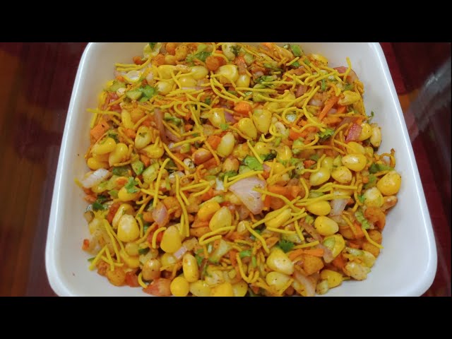 Sweet Corn Chaat Recipe | Tamil | Sweet Corn Recipe | Snacks Recipe  |  Suja's Samayal class=