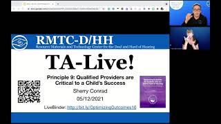 TA-Live! Principle 9: Qualified Providers are Critical to a Child's Success