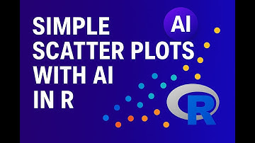 R Programming with AI: Creating Simple Scatter Plots in R