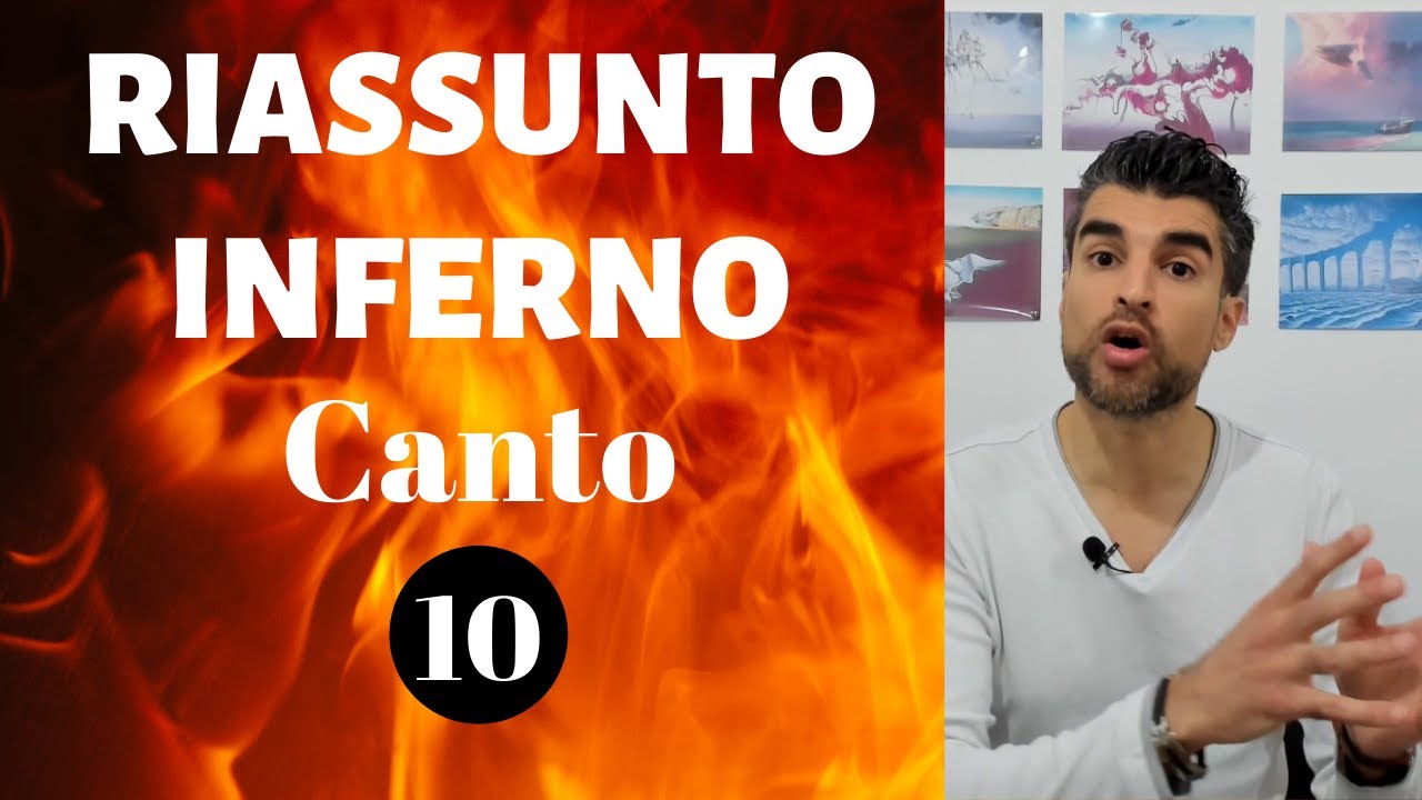 (Canto 10) Inferno Riassunto Dante Alighieri Divina Commedia YouTube