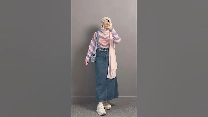 ide outfit hangout mix jeans skirt #ootd #oufitideas #outfitideas #ideoutfit