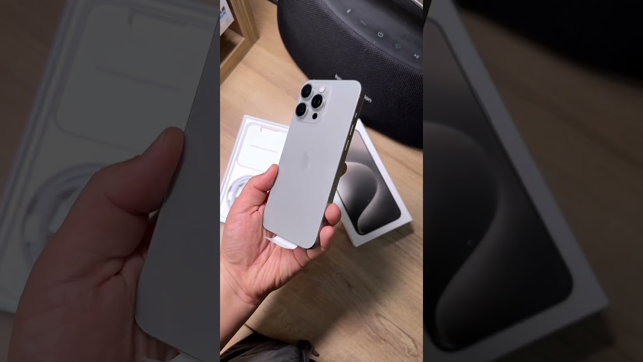 Unveiling the Elegance: iPhone 15 Pro Max in Natural Titanium ✨ 