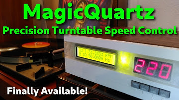 MagicQuartz - Precise Speed Control for Turntables with AC Motor (DIY Turntable Speedbox)