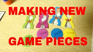 How to Make A New Game Piece - Making Game Pieces For Lost or Missing Games -  Way To Fix Kids DIY screenshot 5