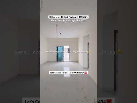 Ready to move 3 BHK flats #narsingi #3bhkflat #flatforsaleinmanikonda #alkapurtownship #readytomove