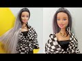 Barbie Doll Makeover ❤ 10 DIY Miniature Ideas for Barbie❤Reroot barbie