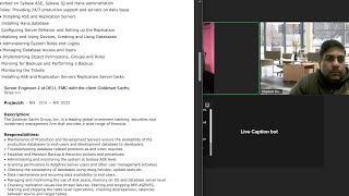 Sybase ase 10 years #experience #dba #technical #interview #rdbms #technology #database