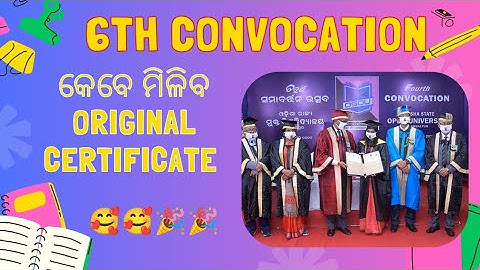 OSOU 6th Convocation date #osou #osou_assingment 