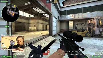 CS:GO 1v1 End it with a AWP Flick HS