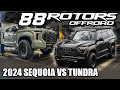 2024 toyota sequoia limited trd pro grille overfenders and tundra on 37s