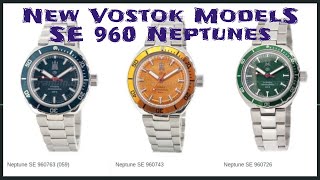 New Vostok SE960 Neptunes with New Milled Bracelets!