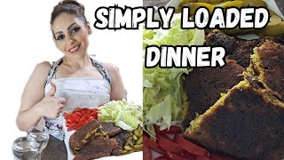 simply loaded dinner recipe |homemade fast recipe|step_by_step