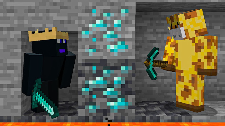 J'ai fait une Course aux Minerais sur Minecraft.. (super intense)
