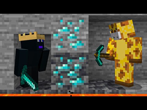 I did a Mineral Run on Minecraft.. (super intense)