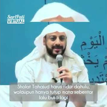 'Sholat Tahajud tidak harus tidur dulu,' terang Syekh Ali Jaber