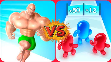 Muscle Rush🆚Join And Blob 3d New Levels Big New Update Max Walkthrough Android iOS Gameplay level999