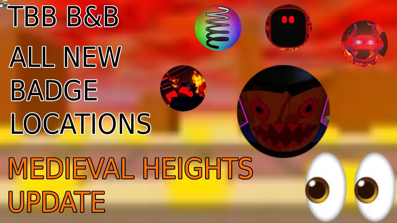 All New Badge Locations on TBB B&B (MEDIEVAL HEIGHTS Update) [Outdated]