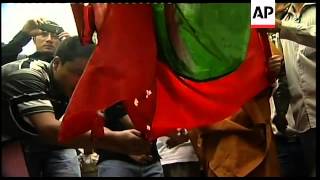 Hundreds of exiles burn flags ahead of upcoming elections screenshot 3