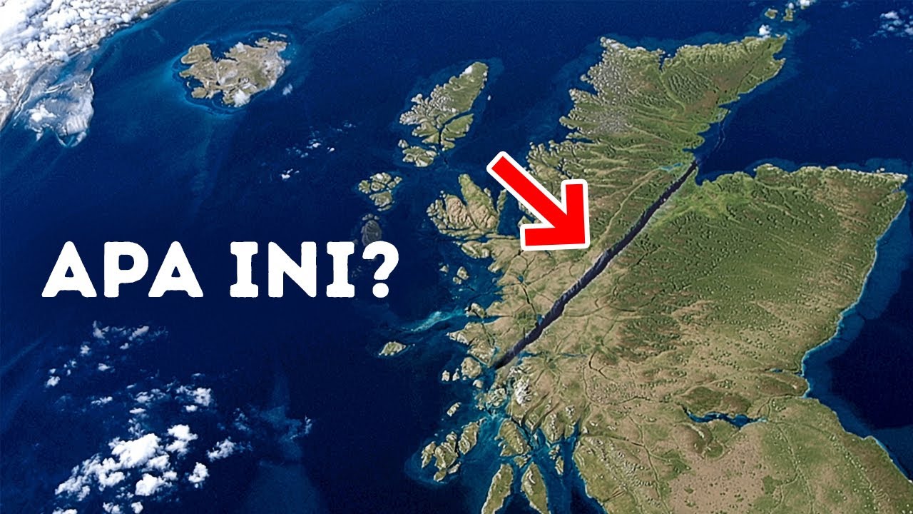 Garis Lurus Sempurna Melintasi Skotlandia - Dijelaskan