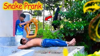 King Cobra Snake Prank 🐍 (Part 15) | Fake Snake Prank Video | 4 Minute Fun