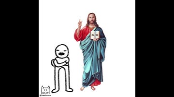 Jesus Christ #rotoscope #meme #funny #animation #comic #comedy #skit #art