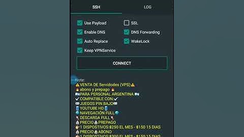 SERVIDORES PARA HTTP CUSTOM PERSONAL ARGENTINA (PARA PREPAGO Y ABONO) #PARA JUEGOS Y NAVEGACION FULL