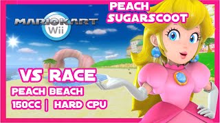 Mario Kart Wii Peach Beach peach Gameplay
