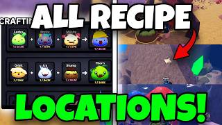 HOW TO FIND All Recipe Location In Slime RNG! (Roblox)
