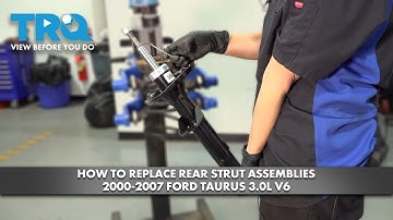 How to Replace Rear Strut Assemblies 2000-2007 Ford Taurus 3.0L V6
