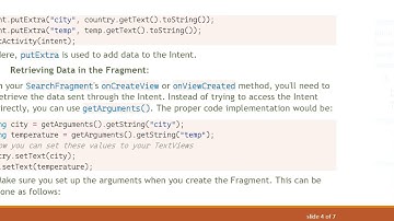 How to Transfer Data Using Intents in Android Fragments