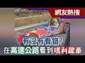 有沒有看錯? 在高速公路看到瑪利歐車｜TVBS新聞 @TVBSNEWS01